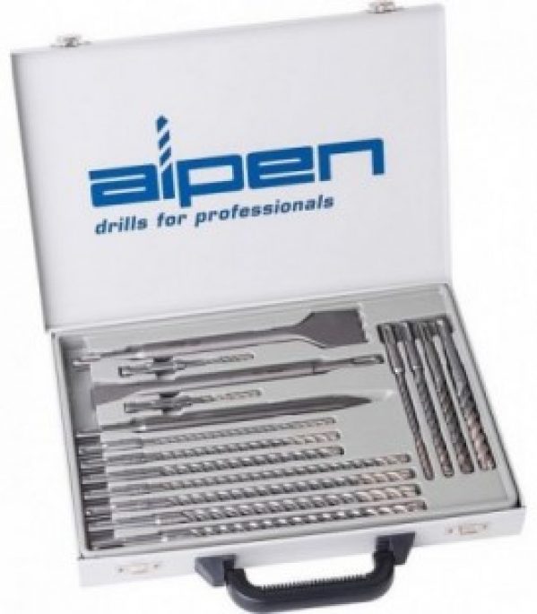 Kit burin et foret Alpen 16 pcs, SDS-Plus 4 coupes