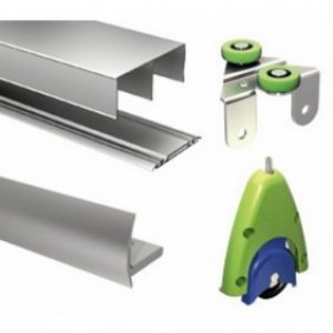 Kit complet pour portes coulissantes – vantail 55 kg – PICOSTAR 2