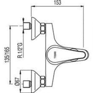 Kit de baignoire-douche ECO-TRES