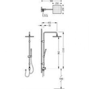 Kit de douche anticalcaire TRES