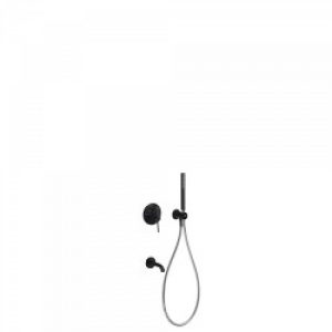 Kit de douche encastré avec fermeture et réglage du débit – TRES 26218003TNE NOIR