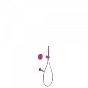 Kit de douche encastré avec fermeture et réglage du débit – TRES 26218003TVI Violet