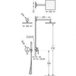 Kit de douche mitigeur Class-TRES
