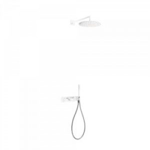 Kit de douche thermostatique et encastré BLOCK SYSTEM avec fermeture et réglage du débit (2 voies) -…