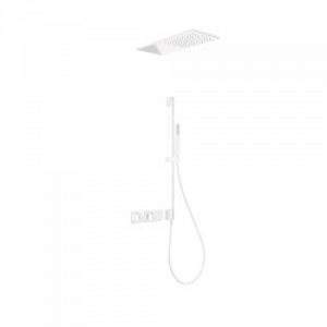 Kit de douche thermostatique et encastré BLOCK SYSTEM avec fermeture et réglage du débit (2 voies) -…