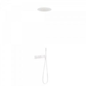 Kit de douche thermostatique et encastré BLOCK SYSTEM avec fermeture et réglage du débit (2 voies) -…