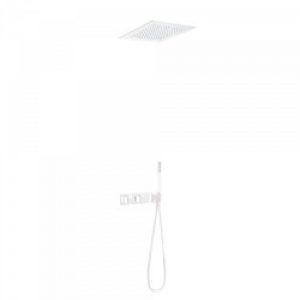 Kit de douche thermostatique et encastré BLOCK SYSTEM avec fermeture et réglage du débit (2 voies) -…