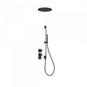 Kit de douche thermostatique et encastré BLOCK SYSTEM avec fermeture et réglage du débit (2 voies) -…