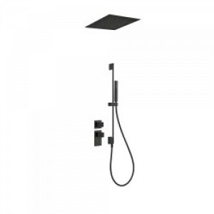 Kit de douche thermostatique et encastré BLOCK SYSTEM avec fermeture et réglage du débit (2 voies) -…