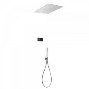 Kit de douche thermostatique électronique et encastré SHOWER TECHNOLOGY CHROMOTHERAPY avec contrôle…