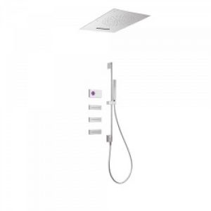 Kit de douche thermostatique électronique et encastré SHOWER TECHNOLOGY avec contrôle électronique…