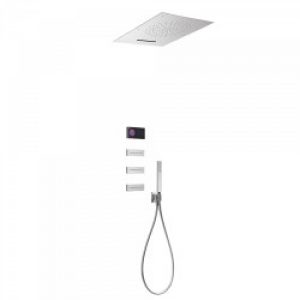 Kit de douche thermostatique électronique et encastré SHOWER TECHNOLOGY avec contrôle électronique…