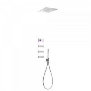 Kit de douche thermostatique électronique et encastré SHOWER TECHNOLOGY avec contrôle électronique…