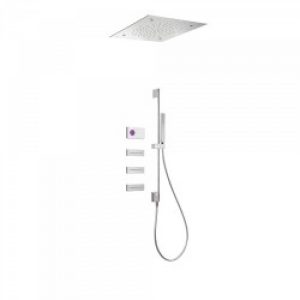 Kit de douche thermostatique électronique et encastré SHOWER TECHNOLOGY avec contrôle électronique…