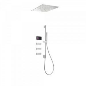 Kit de douche thermostatique électronique et encastré SHOWER TECHNOLOGY avec contrôle électronique…