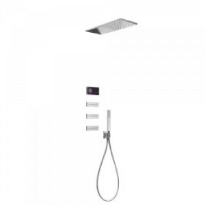 Kit de douche thermostatique électronique et encastré SHOWER TECHNOLOGY avec contrôle électronique…