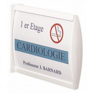 Kit de montage en drapeau pour porte étiquette – format A5