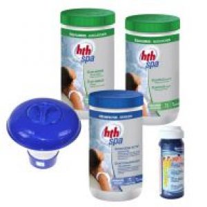Kit de traitement HTH pour spa + doseur…