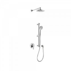 Kit douche à encastrer avec fermeture et réglage du débit – TRES 117980