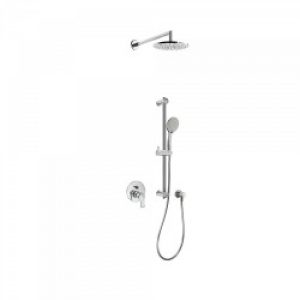 Kit douche à encastrer avec fermeture et réglage du débit – TRES 169980