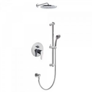 Kit douche à encastrer avec fermeture et réglage du débit – TRES 17098002