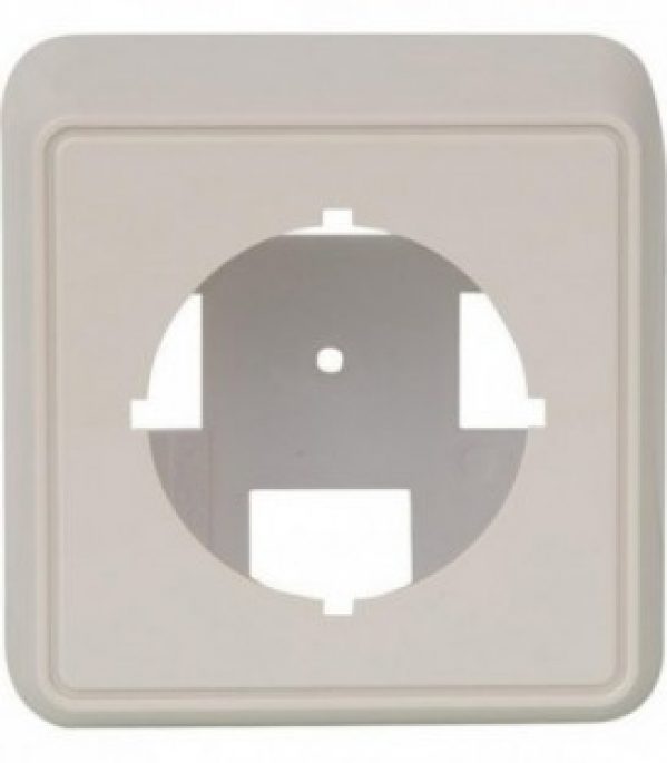 Kit en saillie 80x80x40 mm pour boite de raccordement blanc alpin 1 piece *BG*