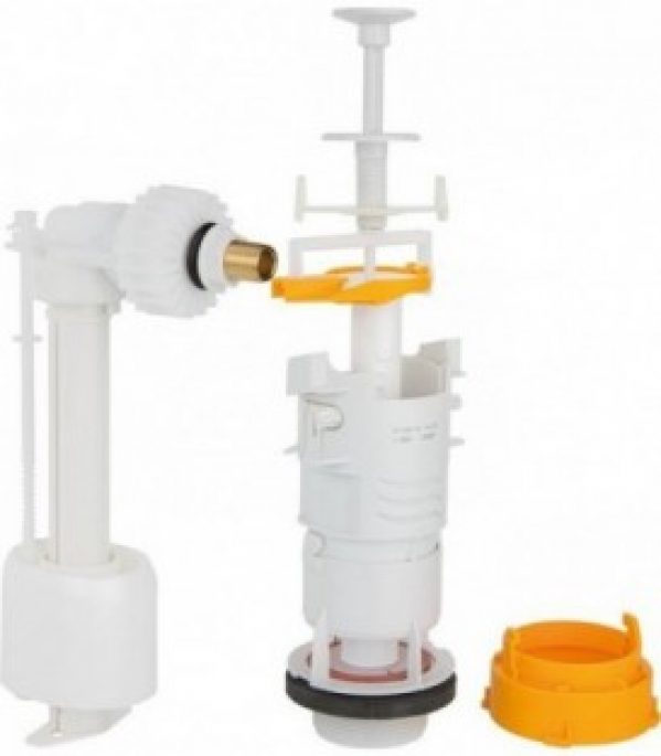 Kit mécanisme WC Mecador 31500, simple débit robinet flotteur NF