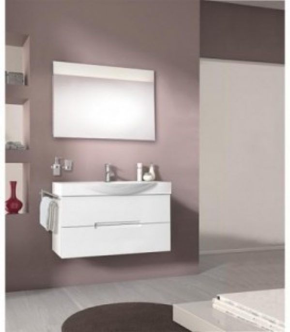 Kit meuble de salle de bain EMILA série MAE blanc mat *BG*