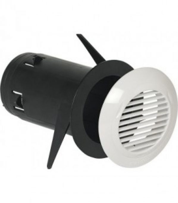 Kit mural (vanne aller et retour) d80 mm