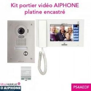 Kit portier Vidéo AIPHONE JPS4AEDF – Ecran 7 » – Platine Encastrée – 130319