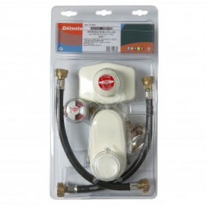 Kit Propane bi-bouteille – Lyres (5 ans) + vanne – 1.3kg/h – 37mbar