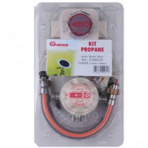Kit propane classe 1 pour cuisinière – 1,3kg/h + 2 lyres 35cm inox