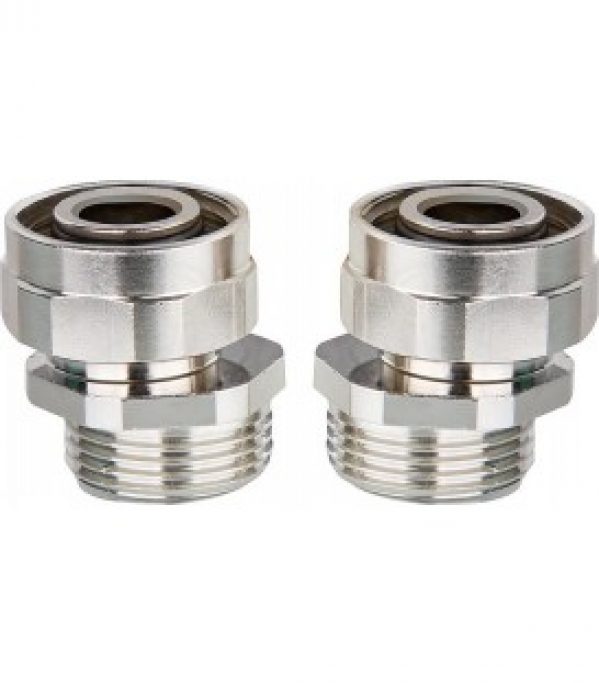 Kit raccord en S G3/4&Prime; x G3/4&Prime; entraxe min. 35-50-max. 65/50 Heimeier 1354-22.362