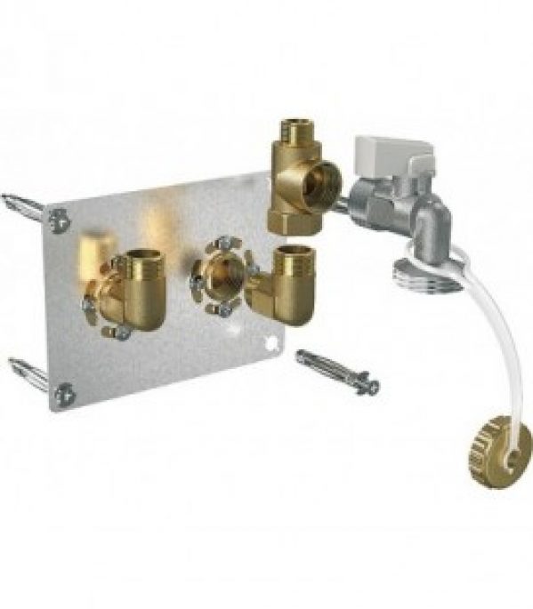 Kit robifix sous evier + robinet machine a laver, a glissement 60 mm F 1/2&Prime;