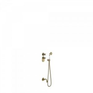 Kit thermostatique baignoire encastré avec fermeture et réglage du débit (2 voies) – TRES 24235201LV…