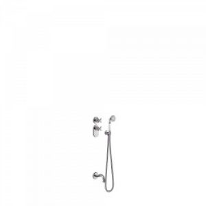 Kit thermostatique baignoire encastré avec fermeture et réglage du débit (2 voies)  – TRES 24235201