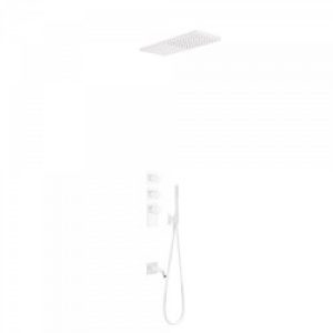 Kit thermostatique baignoire encastré BLOCK SYSTEM avec fermeture et réglage du débit (3 voies) – TRES…