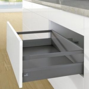 Kit tiroir tringles ArciTech-profil H94mm-dos H186 mm-anthracite