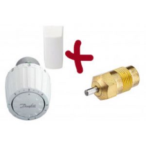 Kit tête thermostatique RA/VL 2952 + presse étoupe de rechange