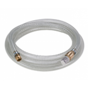 Kit – tuyau d’aspiration translucide –  embouts en laiton – 7 mètres