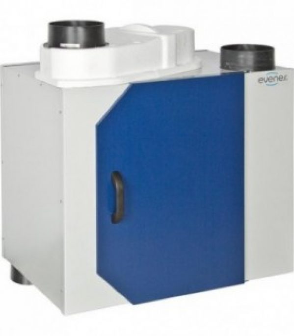 KWL EVENES HRV 35 OU BY, 3 niveaux, vol.max 350m³/h raccordement Haut ou bas