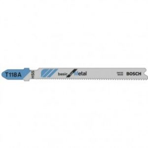 Lame de scie sauteuse HSS pour tôles – T 118 A