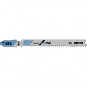 Lame de scie sauteuse HSS pour tôles – T 118 B