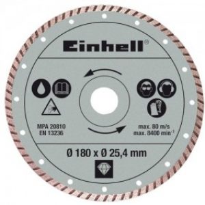 Lame diamanté turbo 180 mm pour coupe carrelage