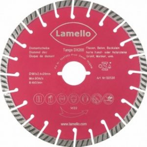 Lame pour Tanga DX 200 – Diamètre 180mm pour béton brique carrelage