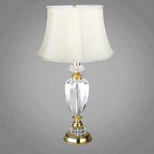 Lampe de bureau en cristal