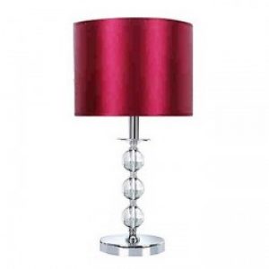 Lampe de table avec boules en cristal