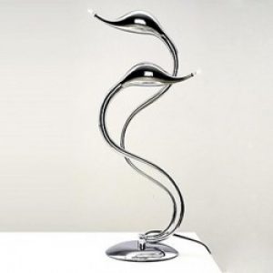 Lampe de table chromée