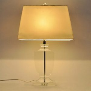 Lampe de table en cristal