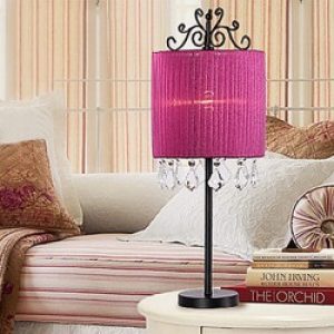 Lampe de table en fer forgé